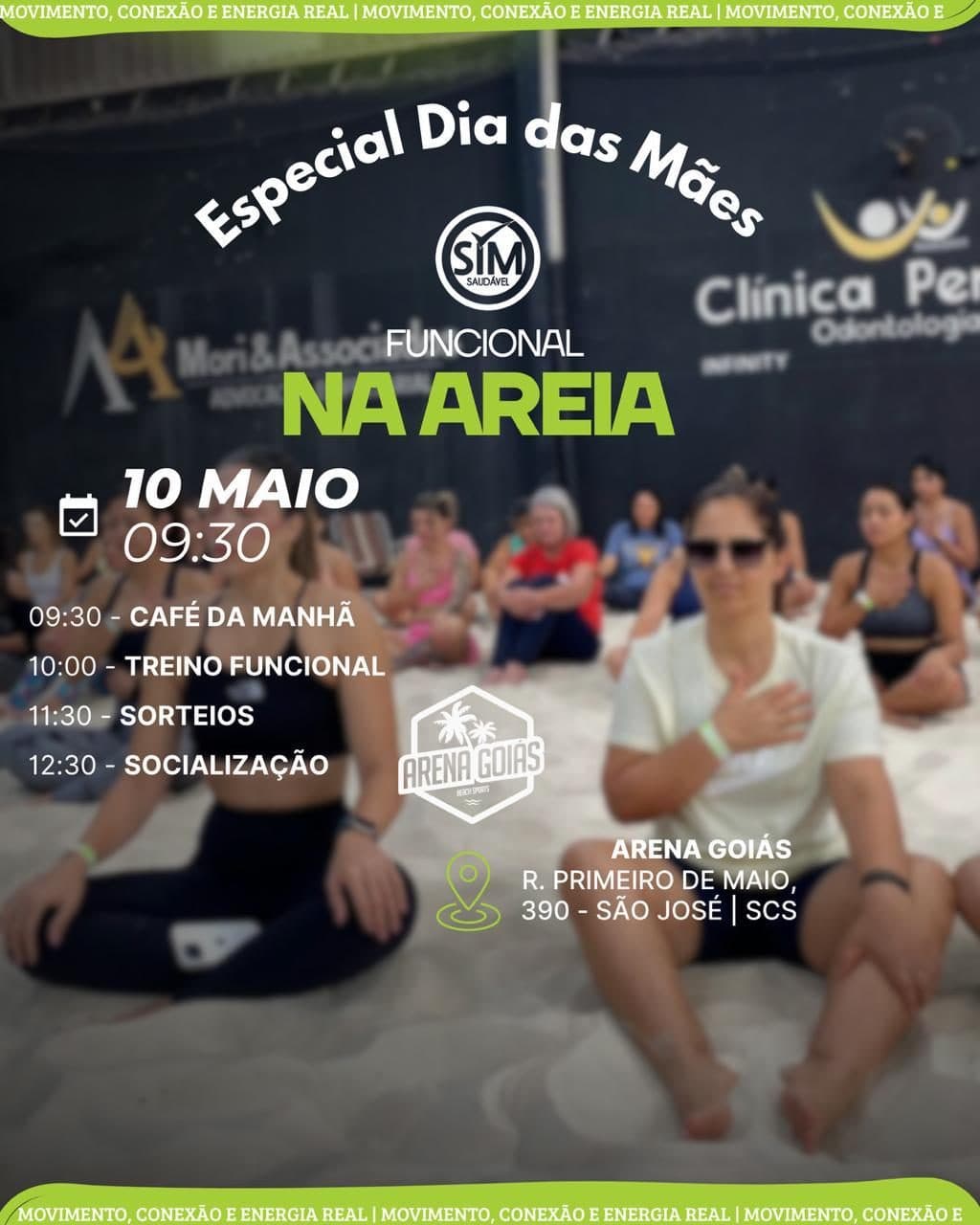 Arte da edição de 10 de mai — Arena Goiás