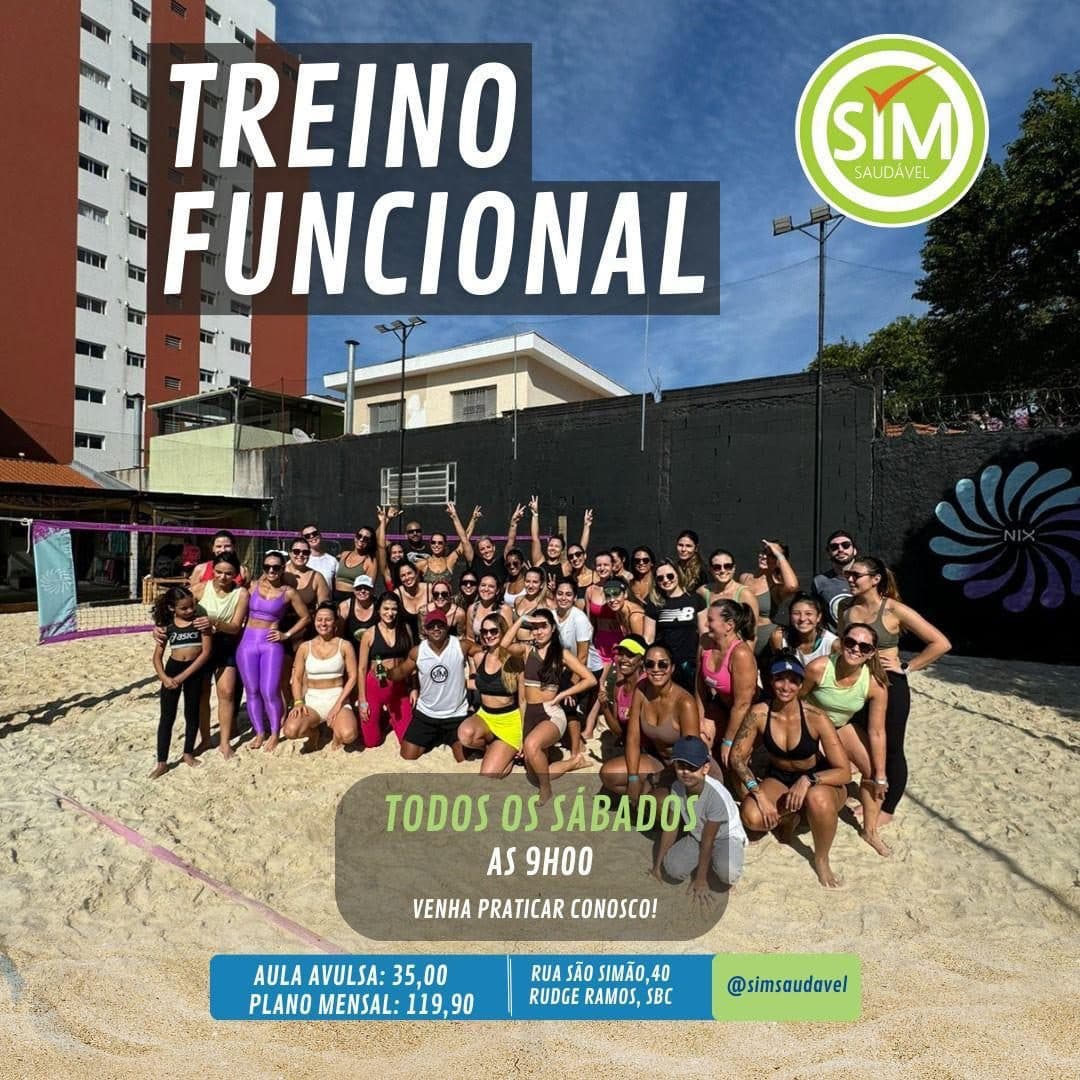Arte do treino funcional de sábado